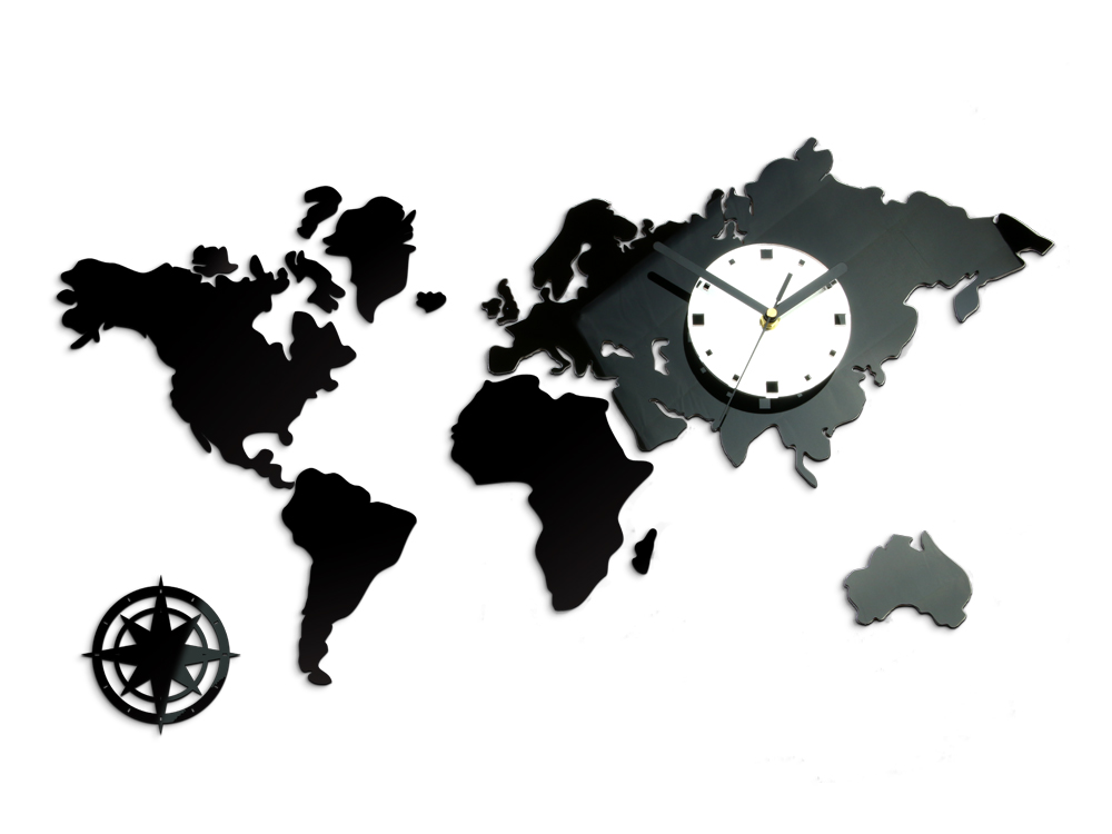 Moderné nástenné hodiny WORLD  NH021