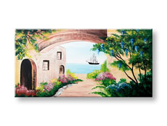 Maľovaný obraz na stenu KRAJINA 1 dielny YOBATLN005E1