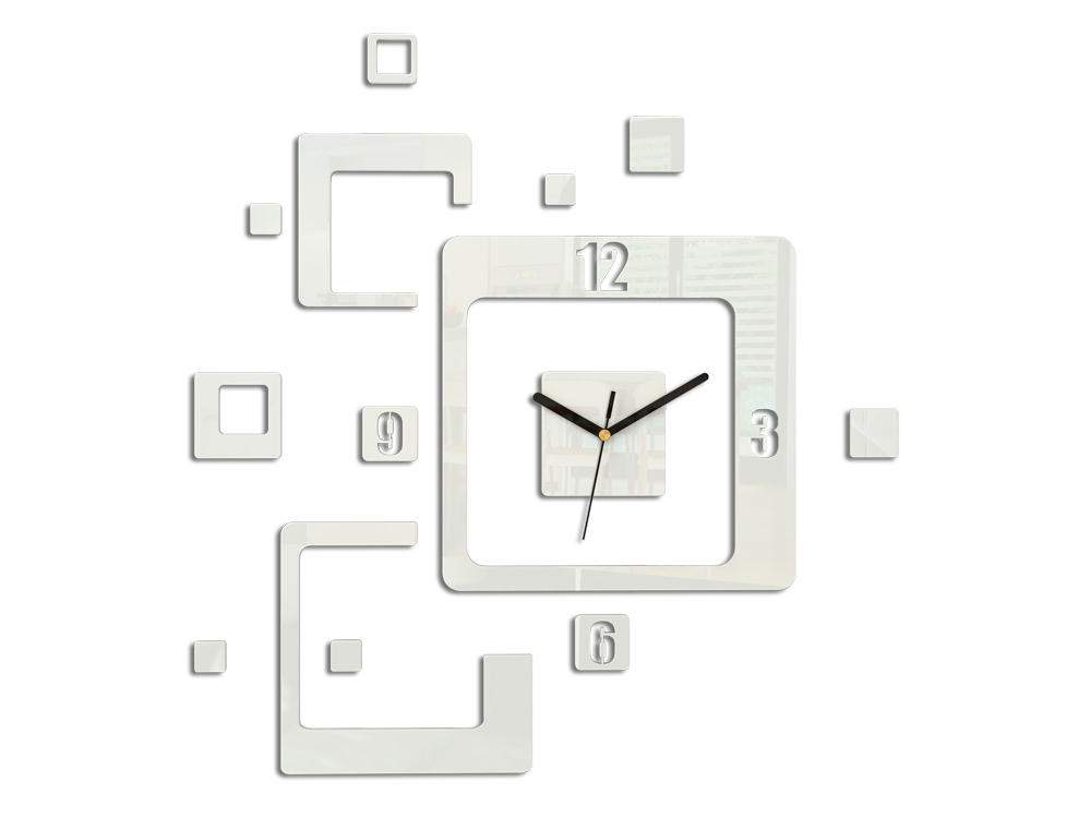 Moderné nástenné hodiny TRIO HMCNH013-white