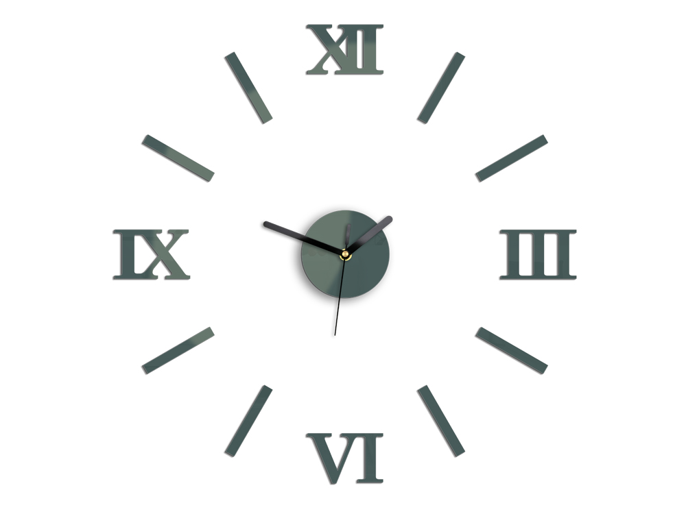 Moderné nástenné hodiny NUMBER HMCNH024-gray