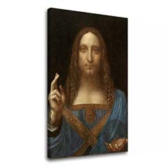 Obraz na plátne Leonardo da Vinci - Salvator Mundi