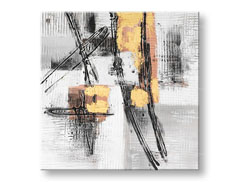 Maľovaný obraz na stenu ABSTRAKT 1 dielny CWF1143L1E1 - 60x60 cm