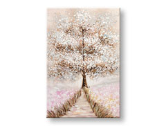 Maľovaný obraz na stenu STROM 1 dielny CWF1985WE1 - 60x90 cm